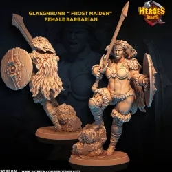 $3.99Glaegnhunn“ Frost Maiden”- female barbarian