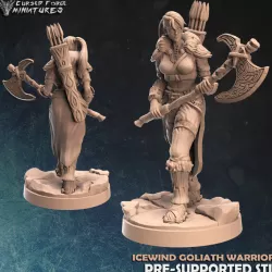 $3.99Goliath female warrior character (supported)