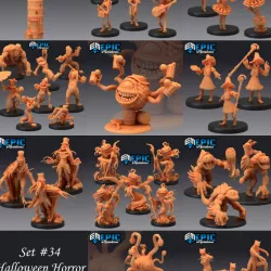 $39.90Halloween Horror Set / Scary Circus & Carnival Encounter / Spooky Collection / Pre-Supported