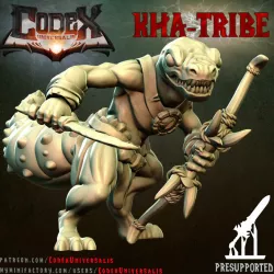 $4.00Geko Archer growl, Lizardman