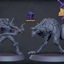 $4.00Hobgoblin archer and warg