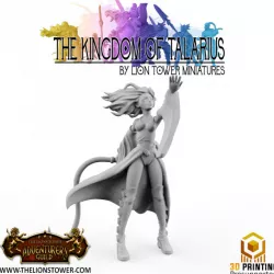 $4.00Kingdome of Talarius - Lydia the Therion Caller (32mm scale presupported)
