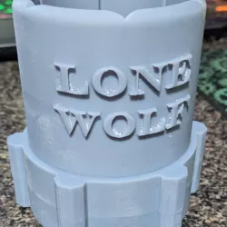 $4.00Lone Wolf paint pot