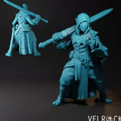 $4.00Male Elf Mercy Monk with Longsword (PRESUPPORTED)