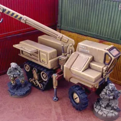 $4.50Halftrack Recovery Vehicle - 28mm