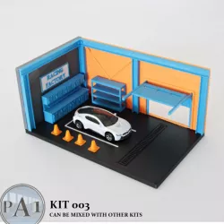 $4.70MINI GARAGE DIORAMA FOR 1/64 SCALE DIECASTS - MODEL 003