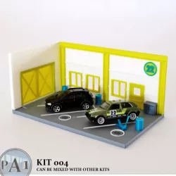 $4.70MINI GARAGE DIORAMA FOR 1/64 SCALE DIECASTS - MODEL 004