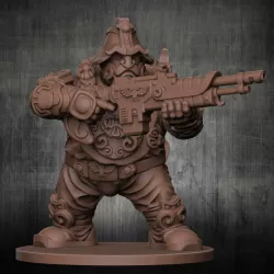 $4.90Imperial Dwarf 02 Guardsman lasgun