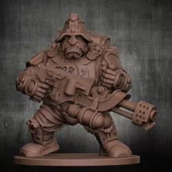 $4.90Imperial Dwarf 04 Guardsman flamer