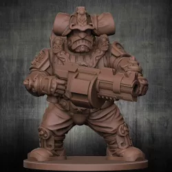 $4.90Imperial Dwarf 05 Guardsman Grenade Launcher