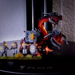 $4.99Hydra with 2 heads - 28mm for wargame