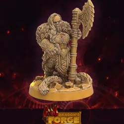 $4.99Ironpelt Dwarf Barbarian - Axe