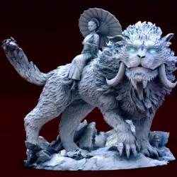 $4.99Komainu/ foo lion (with rider)