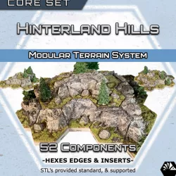 $45.00Hexhog Tabletops: Hinterland Hills - Core Set -