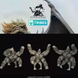 $5.00Girallon Demons (1 inch/25 mm base, 1.25+ inch/36 mm height miniatures) - 3 versions