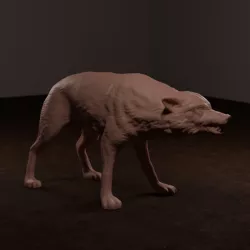 $5.00Growling Wolf