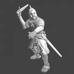 $5.00Heavy medieval russian knight with 2 swords