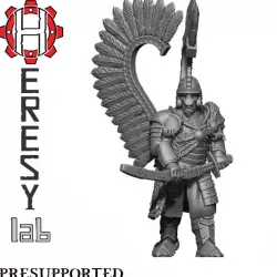 $5.00Heresylab - AX073 Syn Wiktor, Winged Hussar with Sabre Amber Husaria