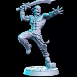 $5.00Hong Kong Gingko (Chinese Swordsman) 32mm - DnD