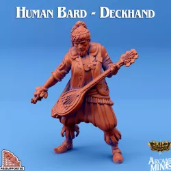 $5.00Human Bard - Deckhand