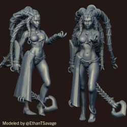$5.00Ice Goddess - 32mm - DnD Miniature