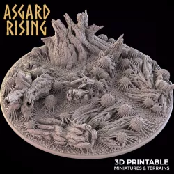 $5.00INFESTED GROUND Round Base 160mm - PRESUPPORTED