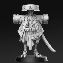 $5.00Kanbei - Robot Samurai - 32mm - DnD -