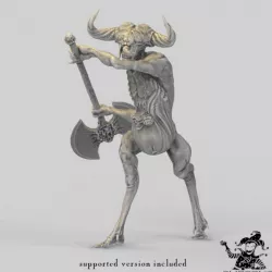 $5.00Labyrinth Guardian of the Great God Pan – Large Dark Fey version 2, 2-inch base, 80 mm height large miniature