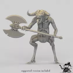 $5.00Labyrinth Guardian of the Great God Pan – Large Dark Fey version 3, 2-inch base, 80 mm height large miniature