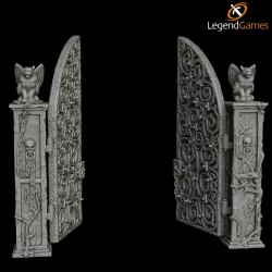 $5.00LegendGames Gothic Graveyard Gates - openable
