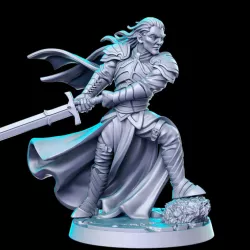 $5.00Levariel (Elven Knight) - 32mm - DnD
