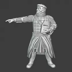 $5.00Medieval crusader knight pointing