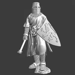 $5.00Medieval German knight with mace