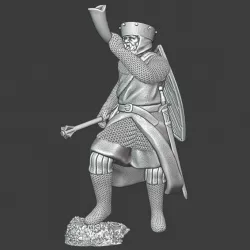 $5.00Medieval hornblower - crusader soldier