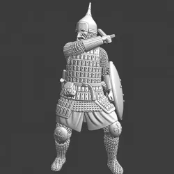 $5.00Medieval Novgorod warrior fighting with sword