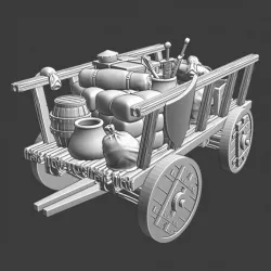 $5.00Medieval supply wagon ver. 2