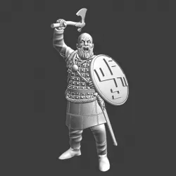 $5.00Medieval Tribal axe-warrior