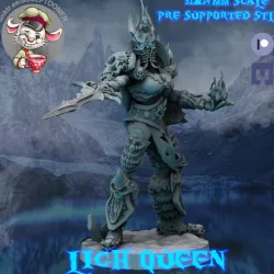 $5.90Lich Queen - 32&54mm scale miniature