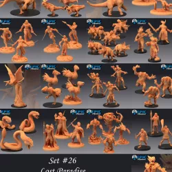 $59.90Lost Paradise Set / Dinosaur & Ancient Jurassic Collection / Pre-Supported