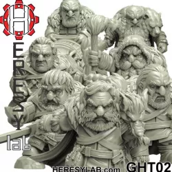 $59.95HeresyLab - Black Mountain Dwarf Bundle - 35 models