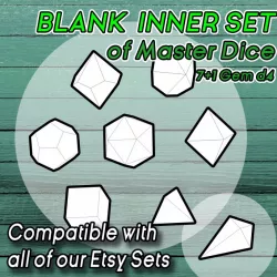 $6.00Master Dice Set - Blank Inner Dice