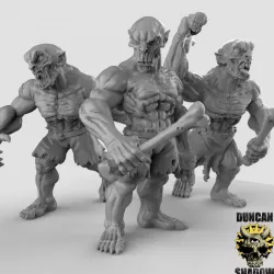 $6.50Ghouls with Bone Clubs (Pre Supported)