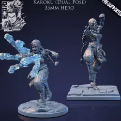 $6.99Karoku The Monk - Idle and Action Pose