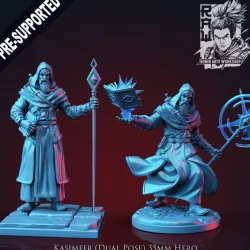 $6.99Kasimeer the Wizard - Idle and Action Pose