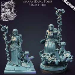 $6.99Maara The Druid -Idle and Action Pose