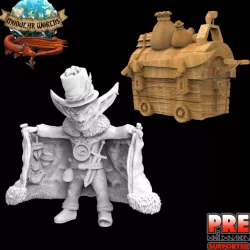 $7.00Gizzit Ere Goblin Merchant & Wagon