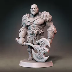 $7.00Goliath Barbarian Type A (Bald) w/ Modular Hands and 4 Weapons