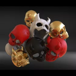 $7.00Little demonic skulls + bonus (siamese)