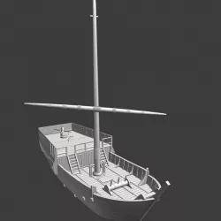 $7.50Medieval English Warship Kogge