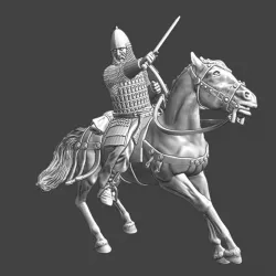 $7.50Medieval mounted Russian knight - with sword